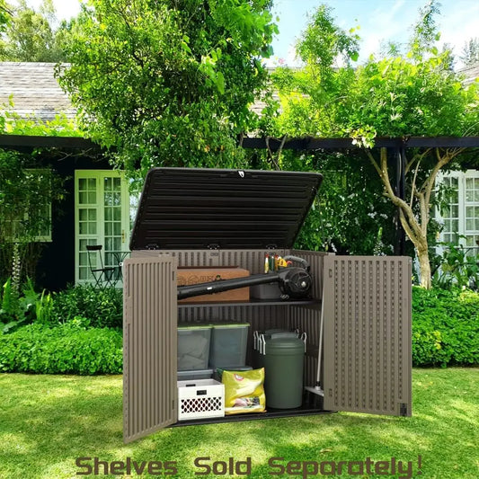 Durable and Weather-resistant Lockable Outdoor Storage Shed