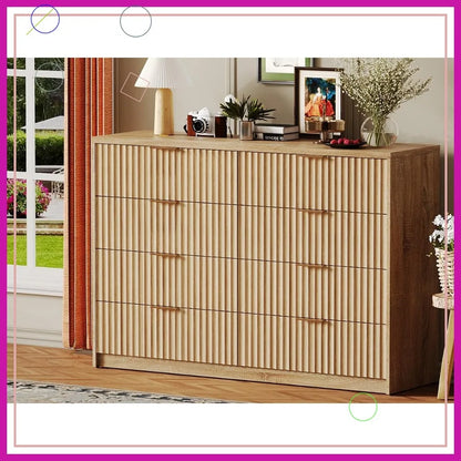 8 Drawer Wooden Dresser for your Bedroom space