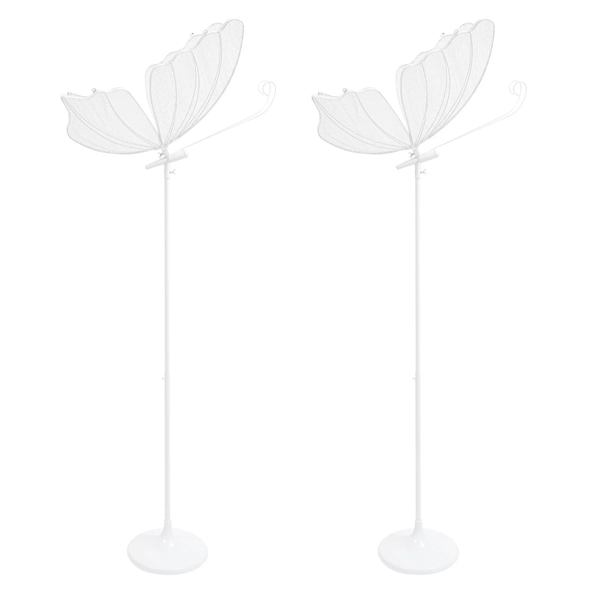 2PCS 48W Romantic LED Butterfly Floor Lamps