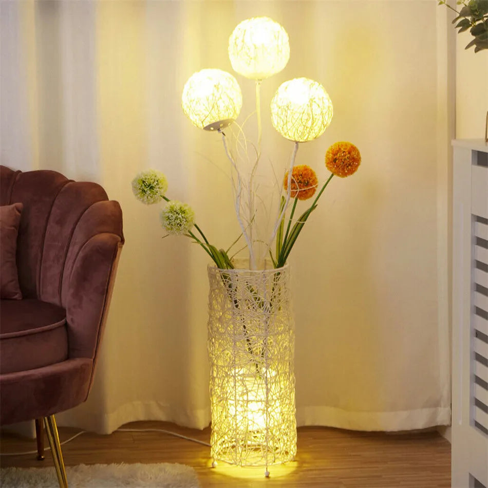 Tall Modern Rattan Floor Lamp for your Decor