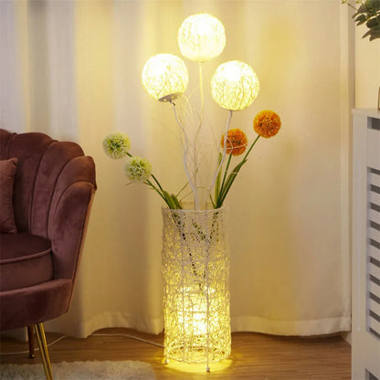 Tall Modern Rattan Floor Lamp for your Decor