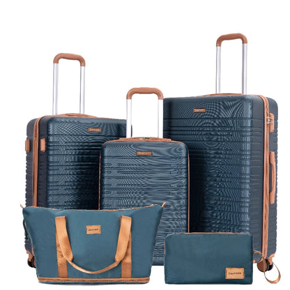 Luggage Set 4-Piece ABS Suitcase With Spinner Wheels