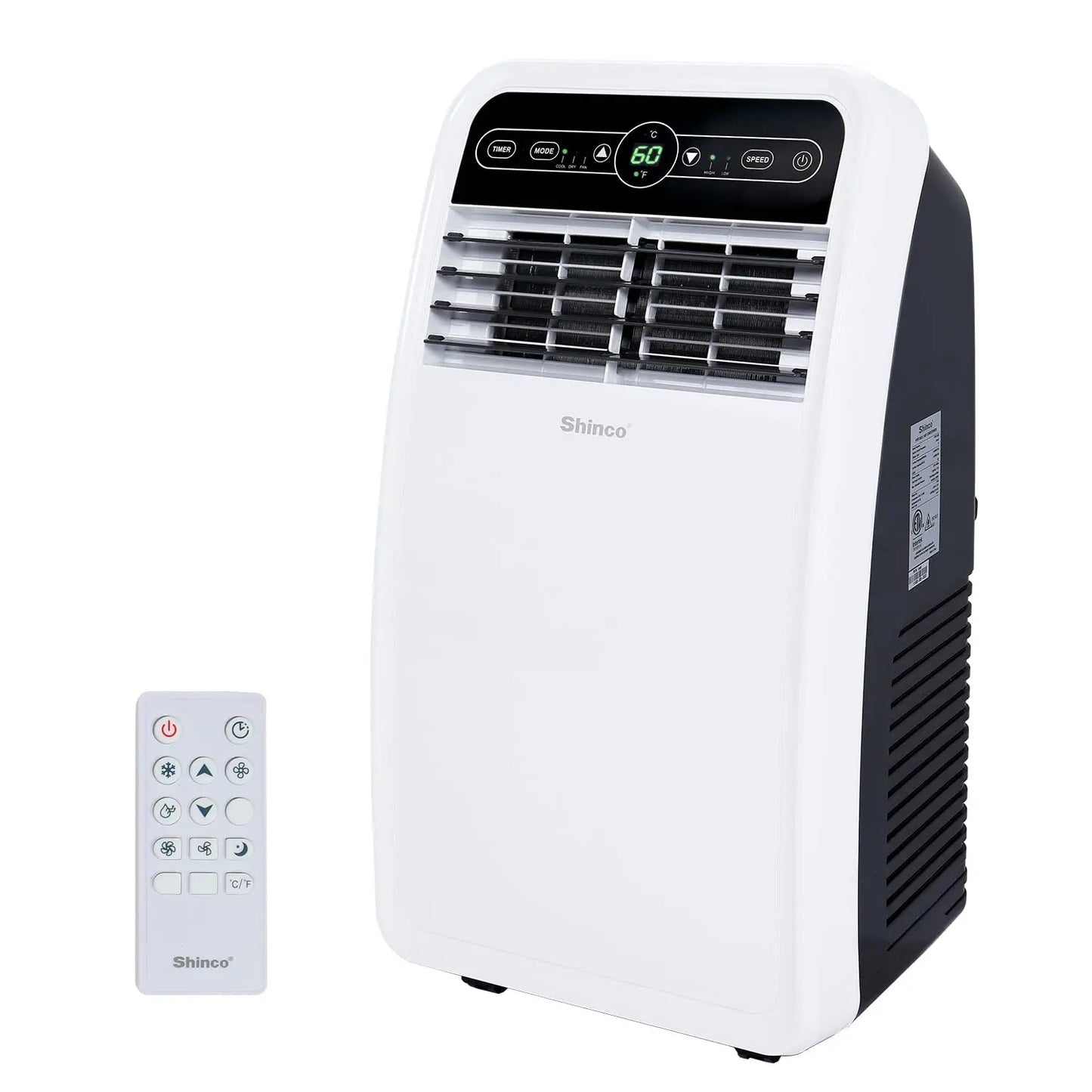 8,000 BTU Portable Air Conditioner with Remote and 3 settings