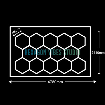 Large Size Hexagon LED Lighting for Garage