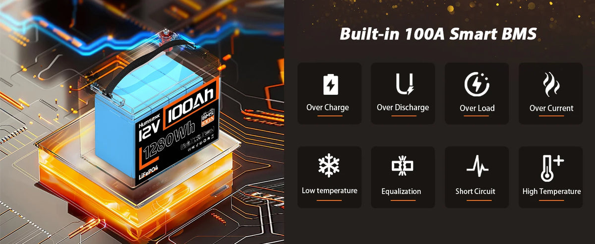 LiFePO4 Lithium 12V Battery