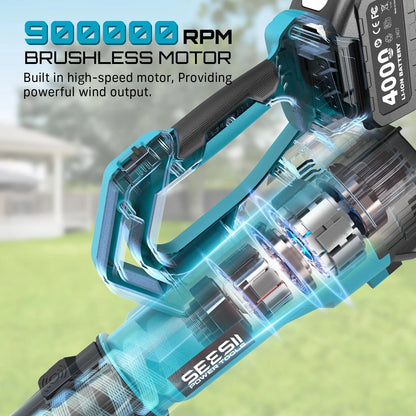 Cordless Leaf Blower for Debris and Snow