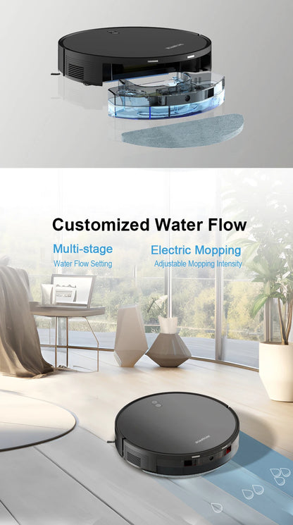 Self-Charging Smart Robot Vacuum Cleaner and Mop Combo for your Furbabies hair and messes!