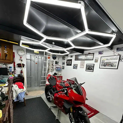 Large Size Hexagon LED Lighting for Garage
