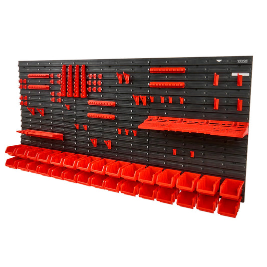 Wall Mounted Storage Bins Parts Rack Organizer for your Garage