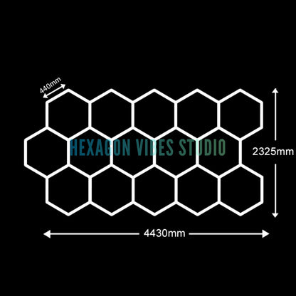 Large Size Hexagon LED Lighting for Garage