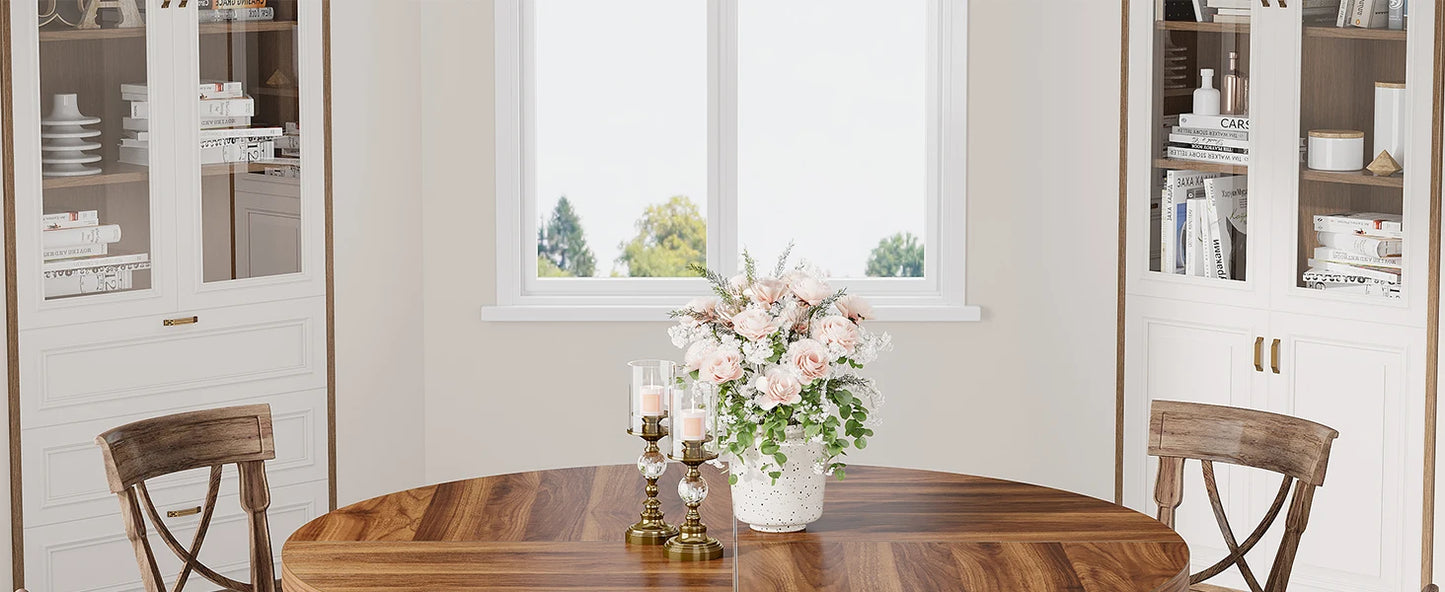 47 inch Round Dining Table for 4