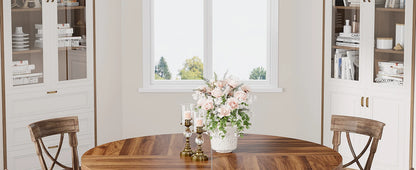 47 inch Round Dining Table for 4