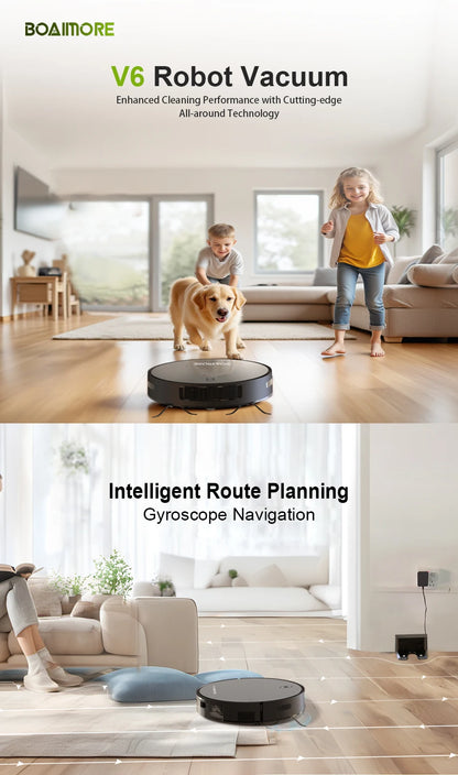 Self-Charging Smart Robot Vacuum Cleaner and Mop Combo for your Furbabies hair and messes!