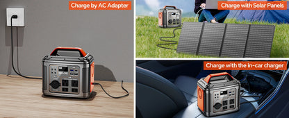 300W Portable Power Station with Solar Panel