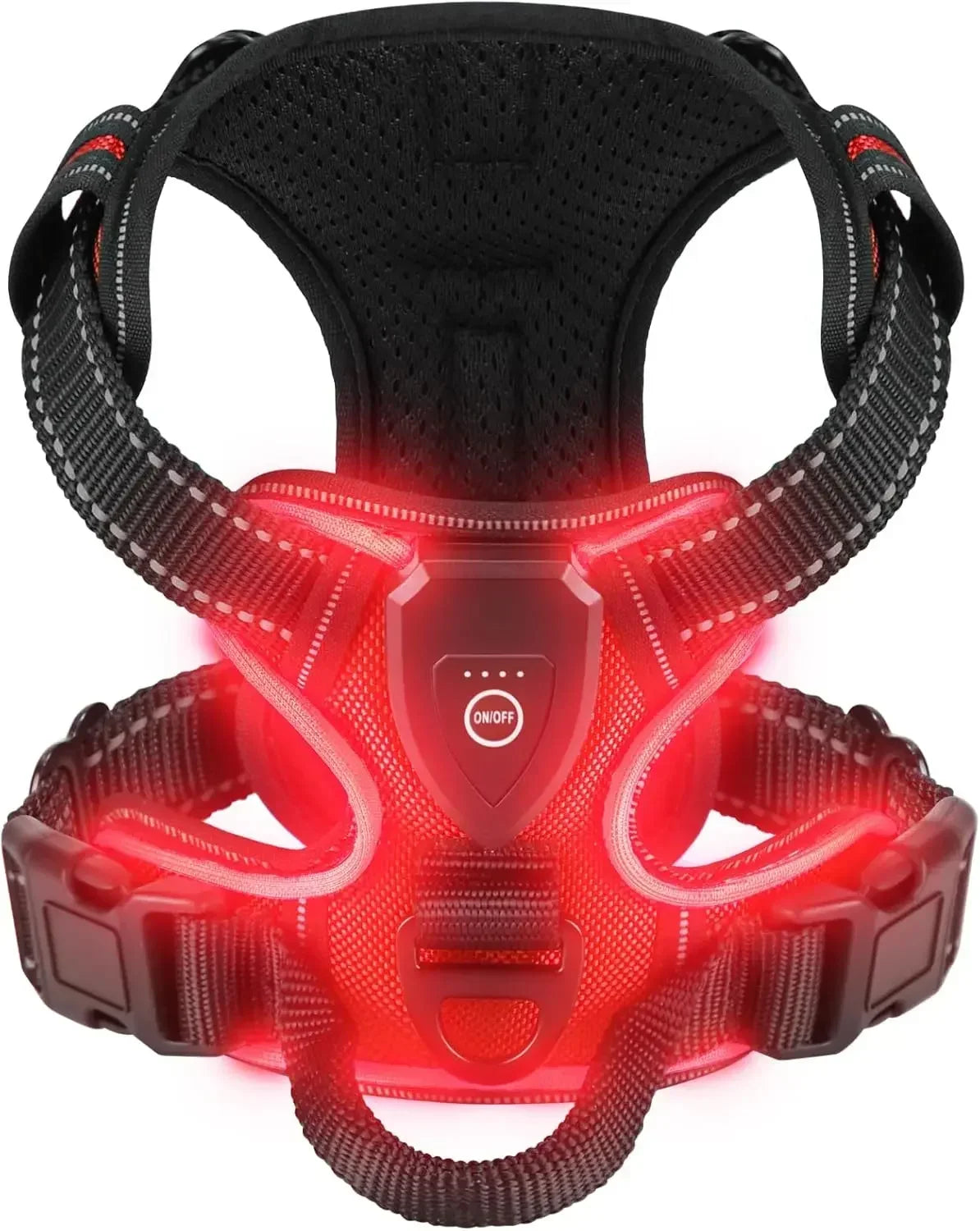 Rechargeable No Pull Led Harness for Dog, Cat, and Puppy