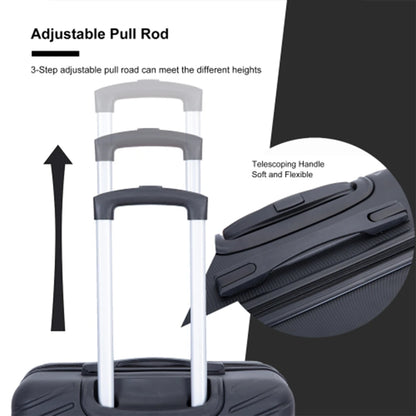 Luggage Set 4-Piece ABS Suitcase With Spinner Wheels