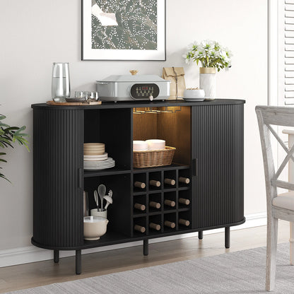 Buffet Cabinet with LED Light
