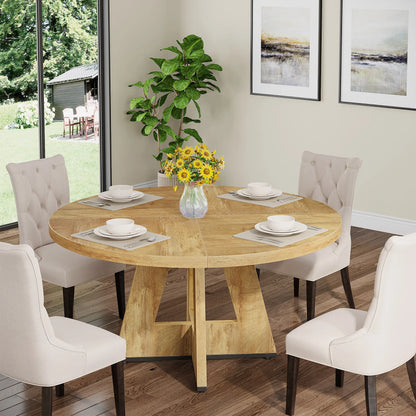 47 inch Round Dining Table for 4