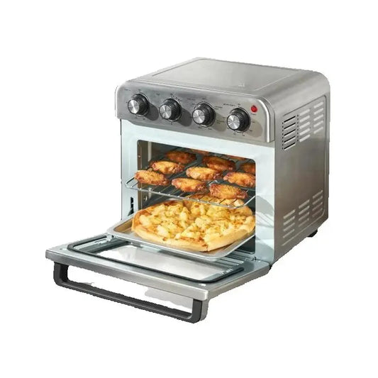 Countertop Stainless Steel 18L 1700W Air Fryer and Toaster Oven Combo