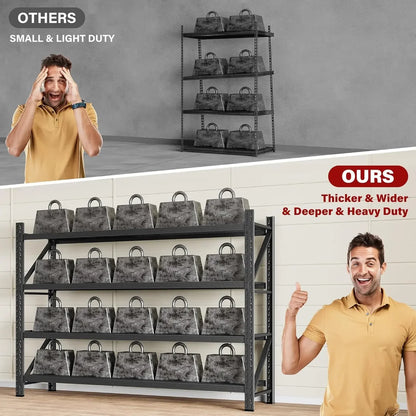 79-inch Heavy Duty Steel Garage Storage Rack