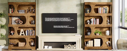 71" Tall  4-Tier Bookcase