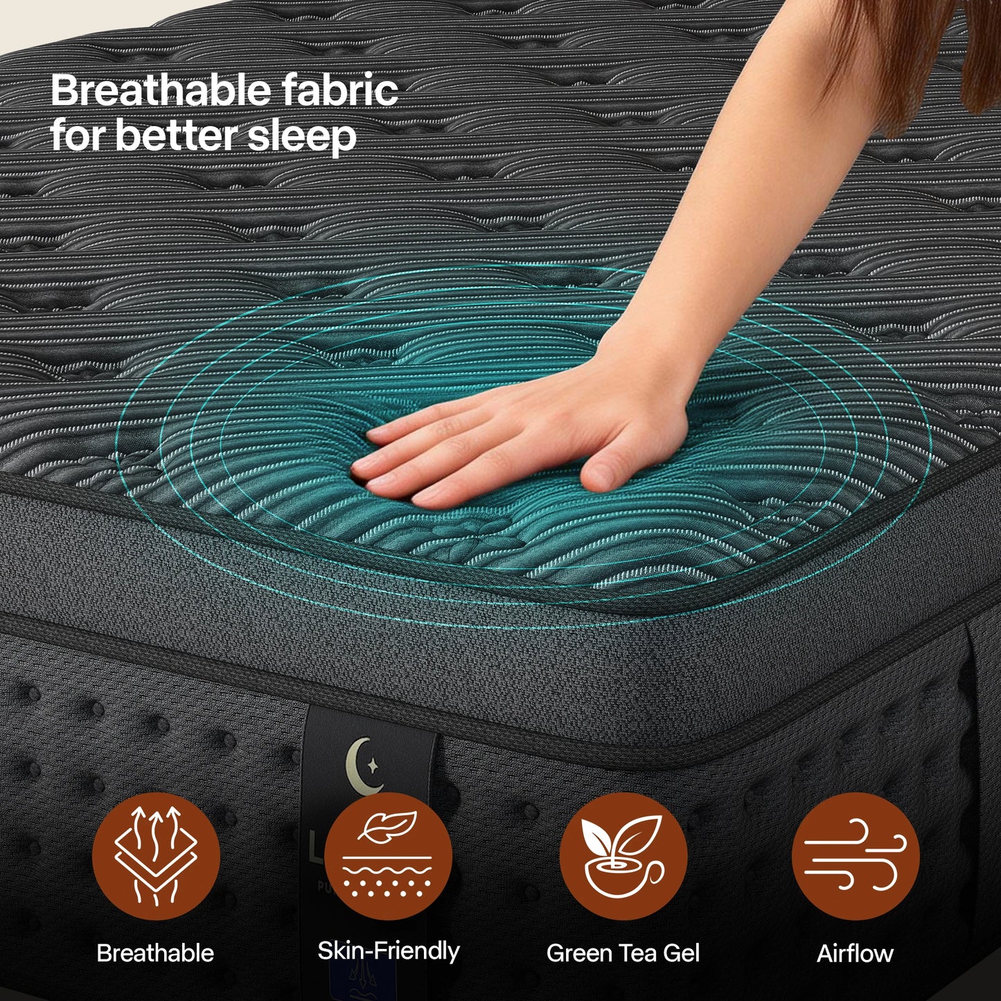 12/14-Inch Medium Firm Memory Foam Spring Mattress for a more supportive and comfortable sleep