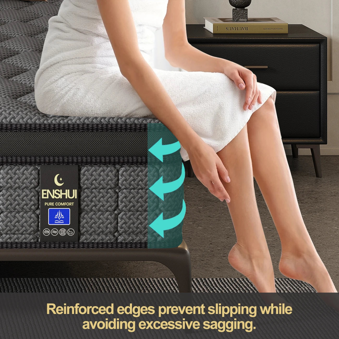 12"or 14" Medium Firm Gel Memory Foam Hybrid Pocket Spring Mattress