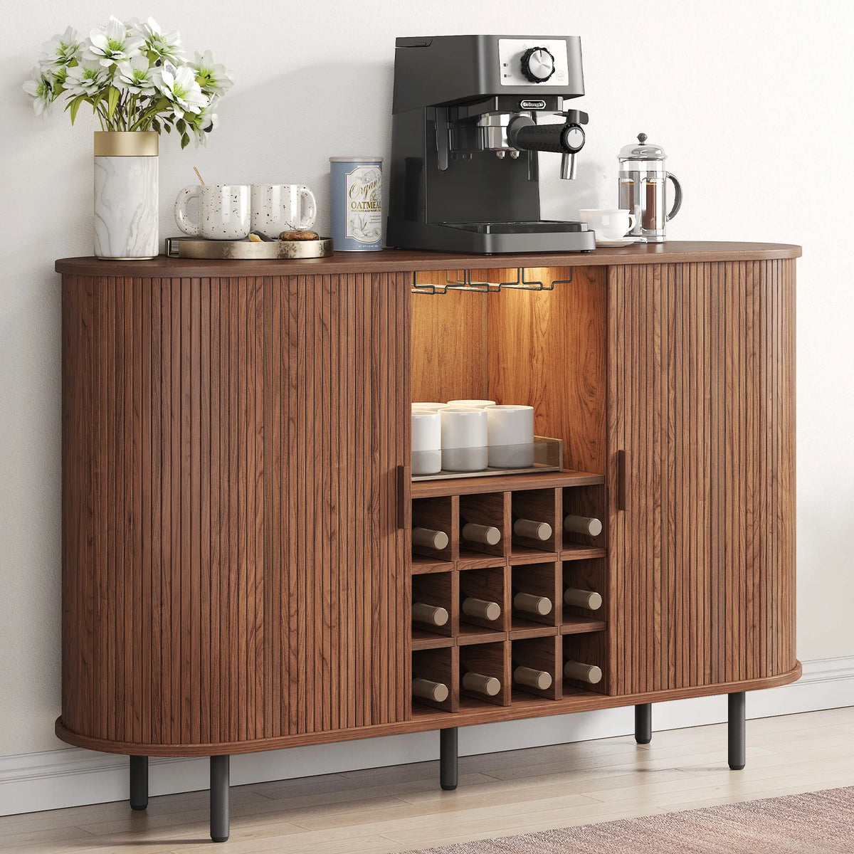 Buffet Cabinet with LED Light