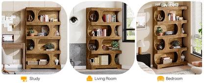 71" Tall  4-Tier Bookcase