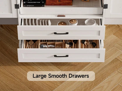 71" Tall Farmhouse Freestanding Pantry for your Kitchen