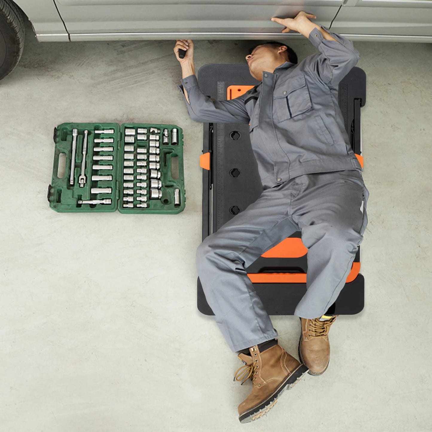 Space Saving 7-in-1 Multifunctional Folding Workbench and Hand Truck for all your DIY projects