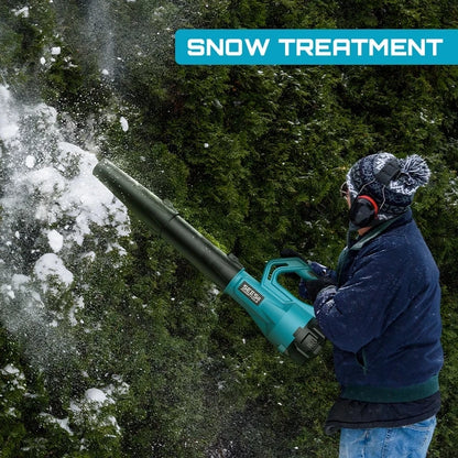 Cordless Leaf Blower for Debris and Snow