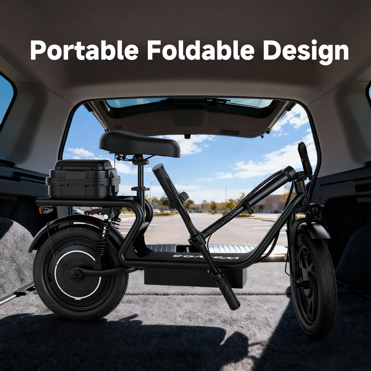 Foldable 500W Ebike with 10.4AH Battery