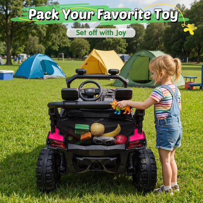 24V 4WD Kids 2 Seater Electric Ride with Bluetooth for Music for your Journey