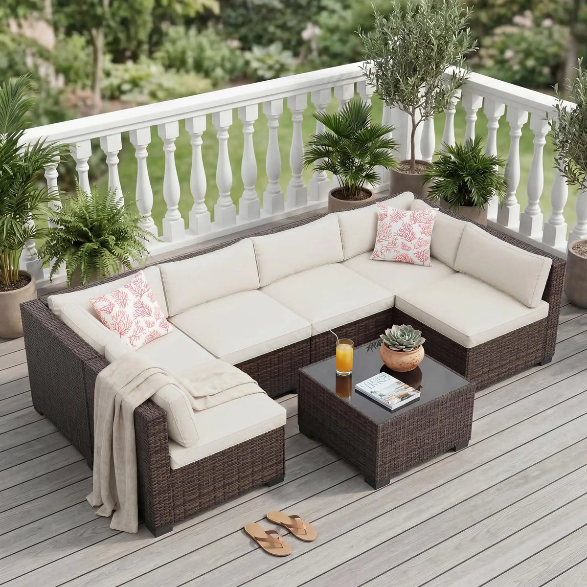 7-Piece Outdoor Patio Furniture