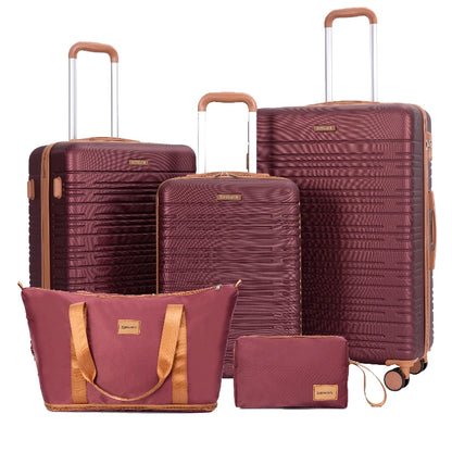 Luggage Set 4-Piece ABS Suitcase With Spinner Wheels