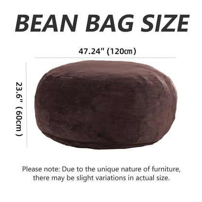Beanbag Chair with padded Bean Bag inside with memory foam ideal for Bedrooms and Dorms