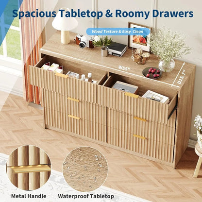 8 Drawer Wooden Dresser for your Bedroom space