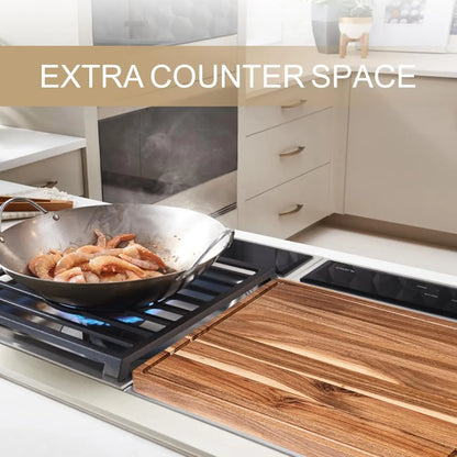 Extra Large Butcher Block Wood Cutting and Charcuterie Board