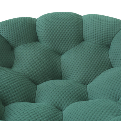 79.5" Modern Curved Boneless Sofa