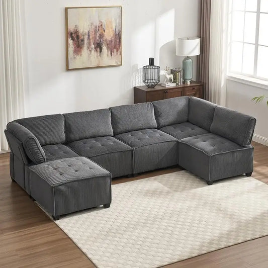 Corduroy Modular Sectional Sofa for your home