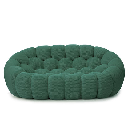79.5" Modern Curved Boneless Sofa