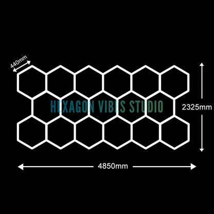 Large Size Hexagon LED Lighting for Garage