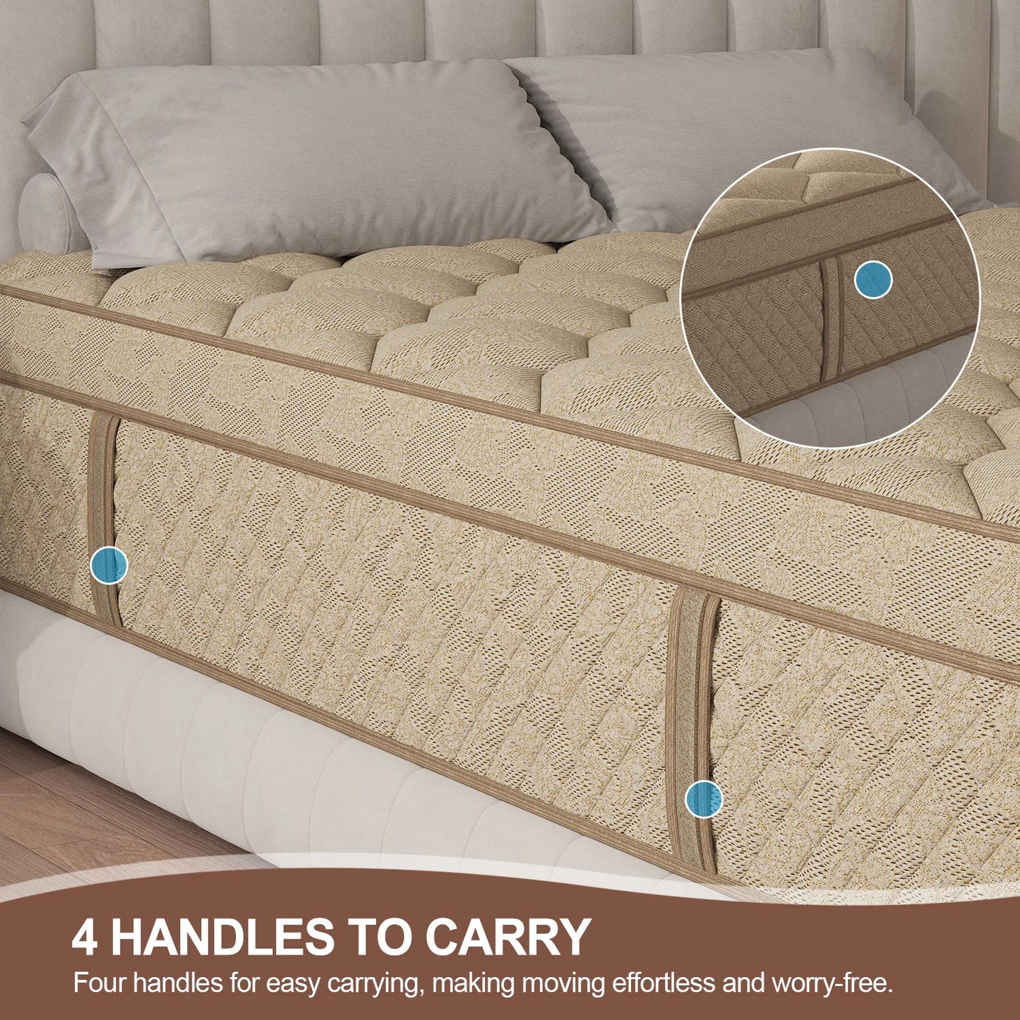 12" or 14" Medium Firm Gel Memory Foam Hybrid Pocket Spring Mattress in a Box