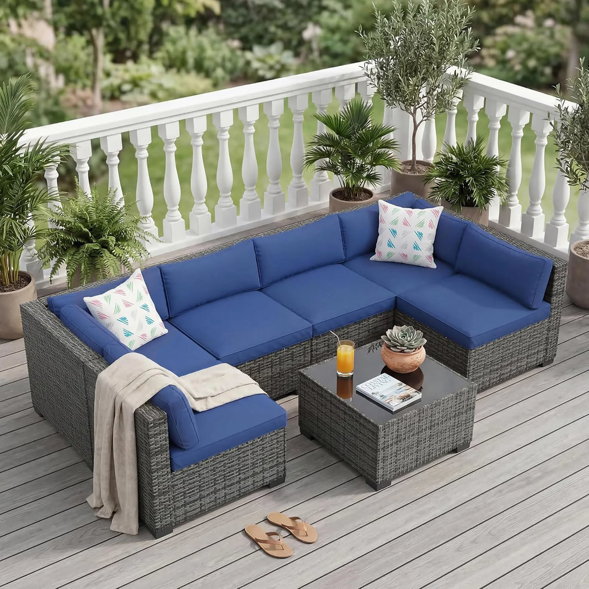 7-Piece Outdoor Patio Furniture