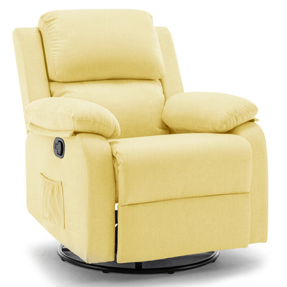 360 Degree Swivel Rocker Recliner for Small Spaces