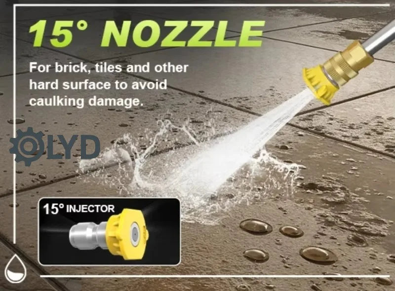 4800PSI 1800W Electric Pressure Washer with Interchangeable Nozzles
