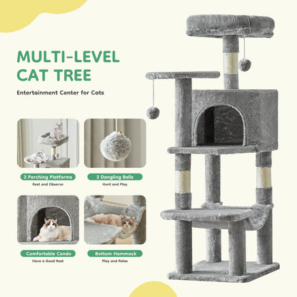 Tall Multi-Cat Climbing Tree