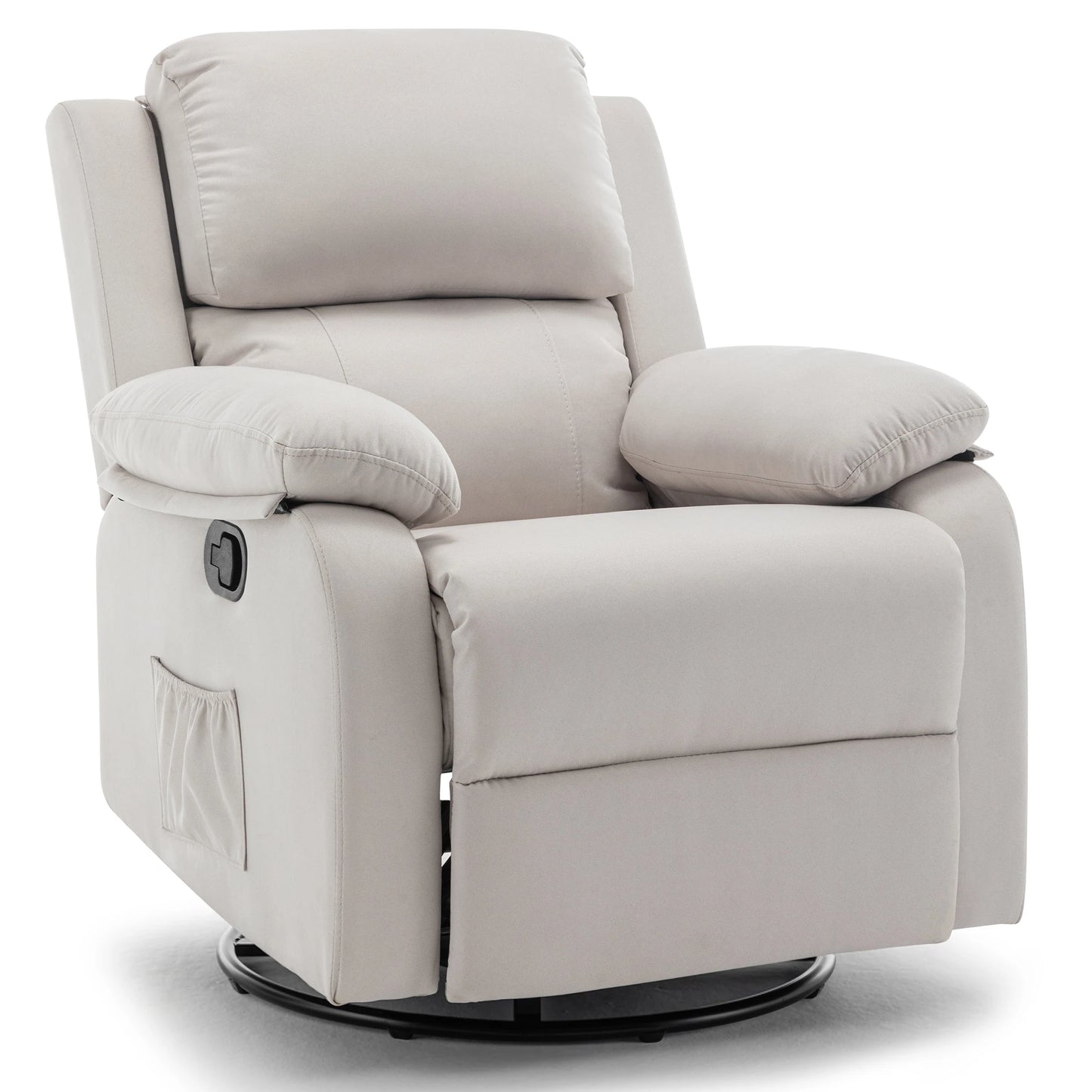 360 Degree Swivel Rocker Recliner for Small Spaces