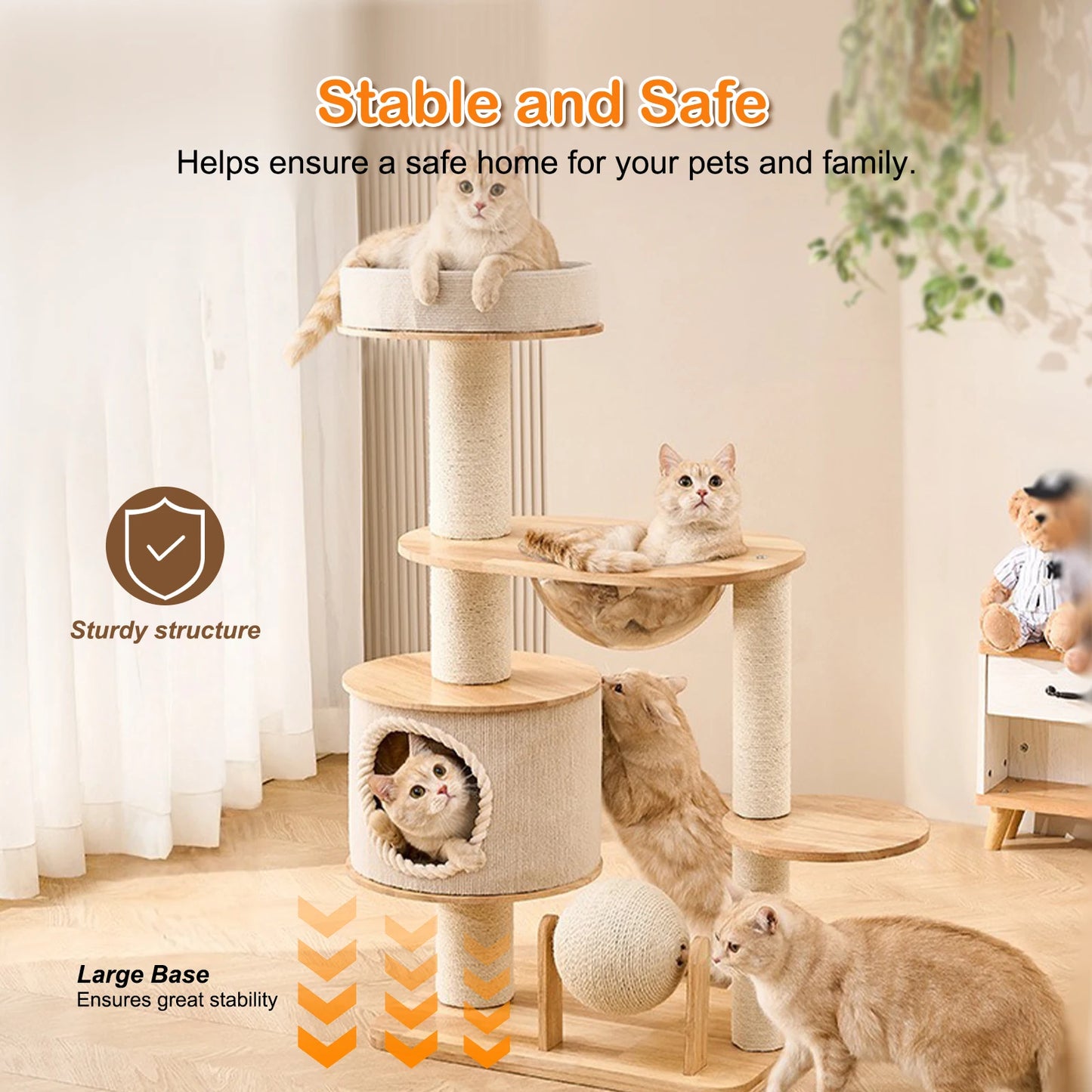 Multi-Level Cat Tree for your Feline Friends